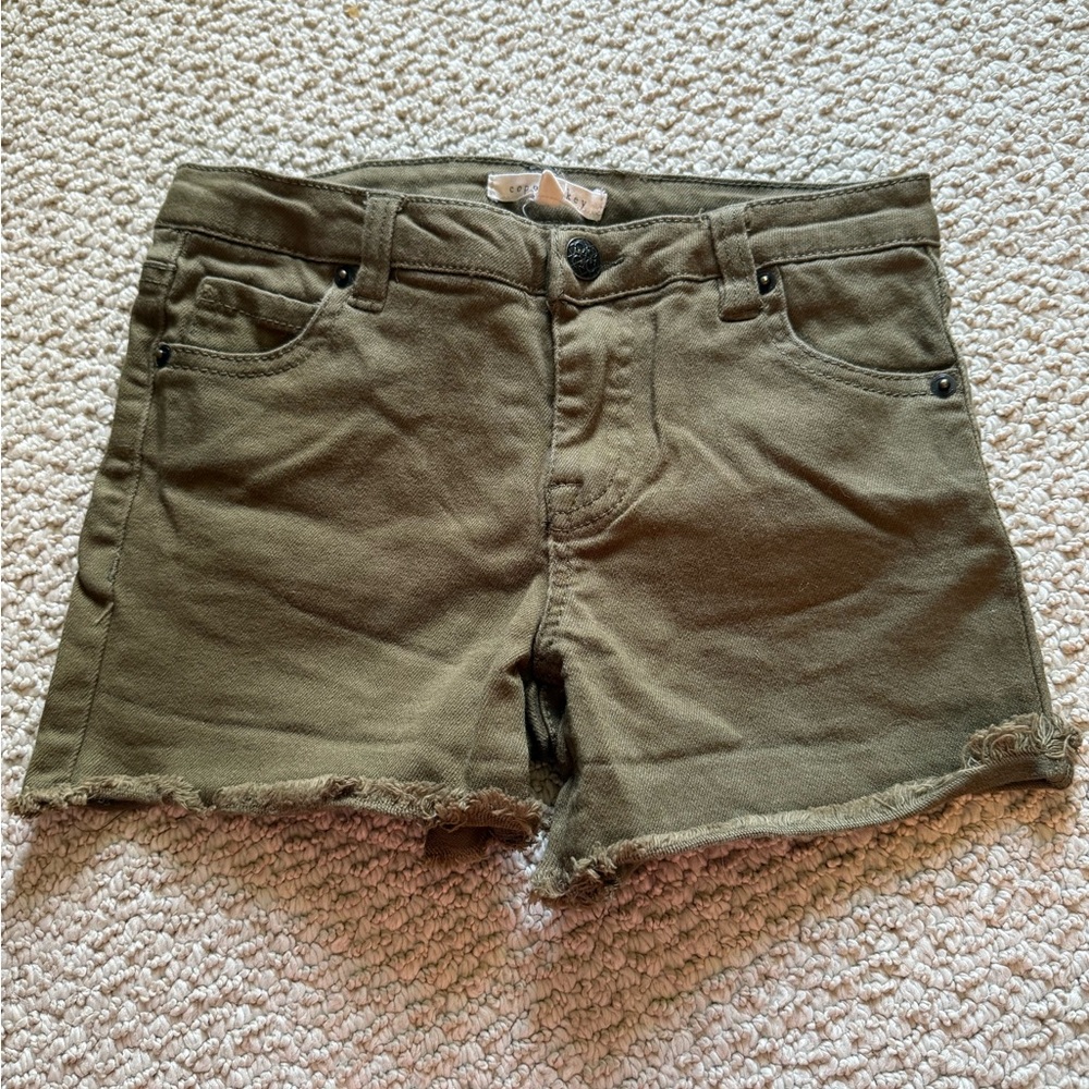 Copper Key Olive Jean Shorts